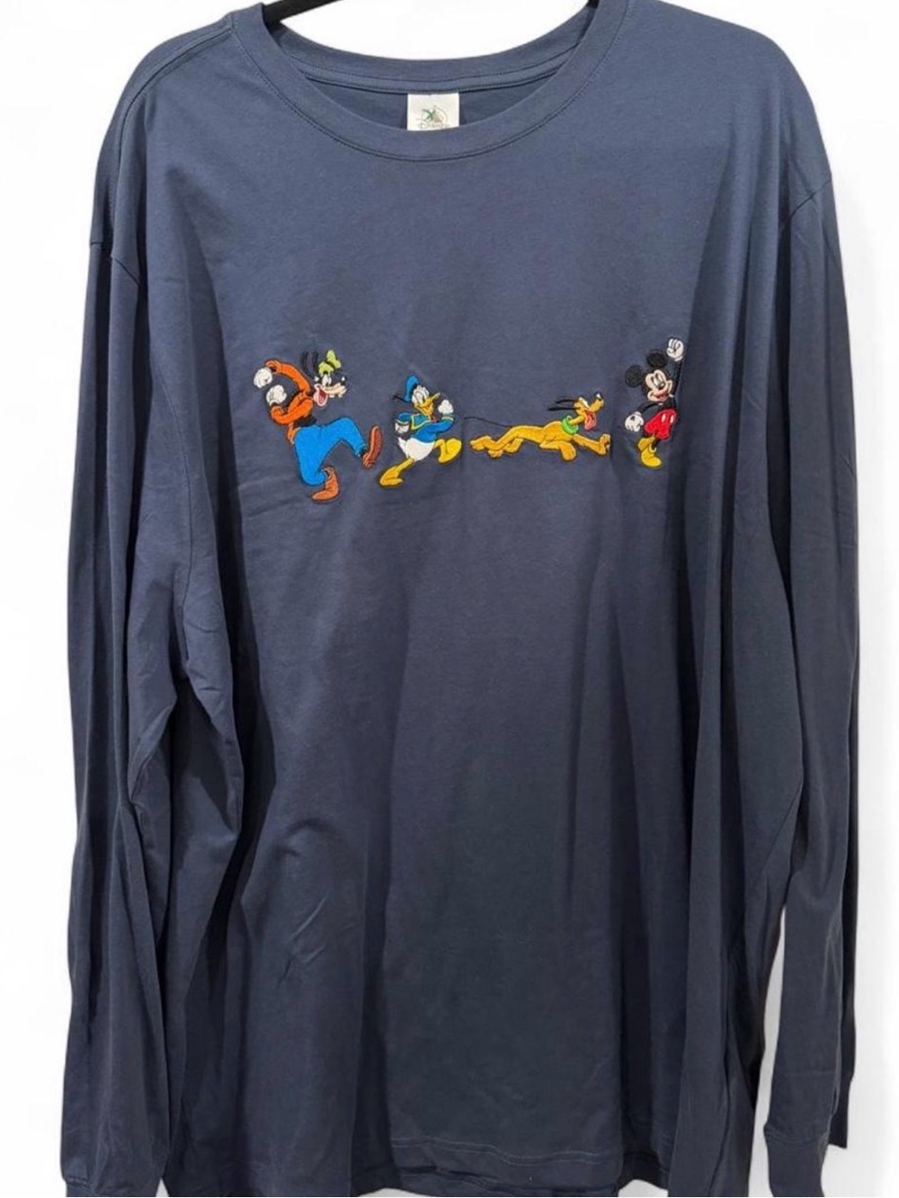 Men's Long-Sleeve Graphic Shirt with Disney Characters